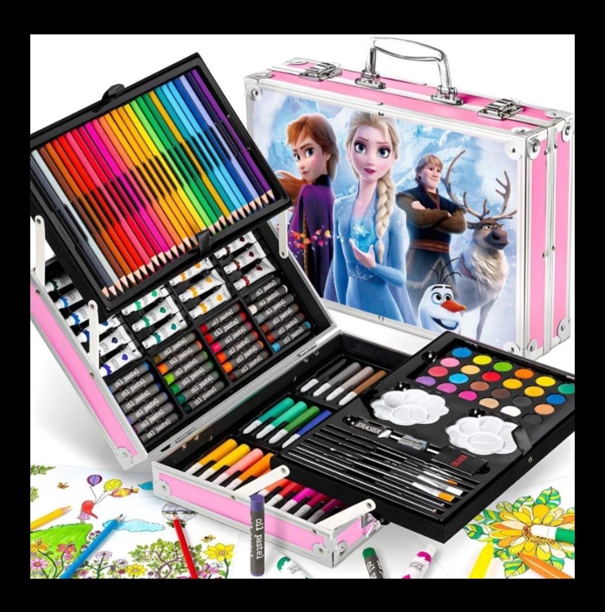 Frozen Character Art & Coloring Kit