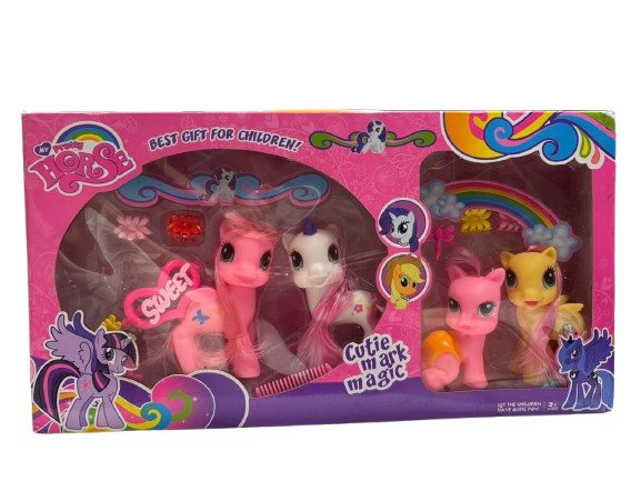 Unicorn Toy Set for Girls