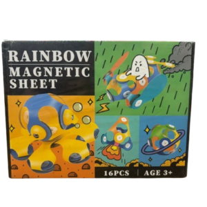 Rainbow Magnetic Shape Sheet Set