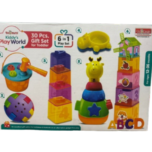 Kiddy’s Play World 6-in-1 Toddler Activity Play Set