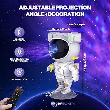 Adjustable LED Star Projector Night Light - Image 2