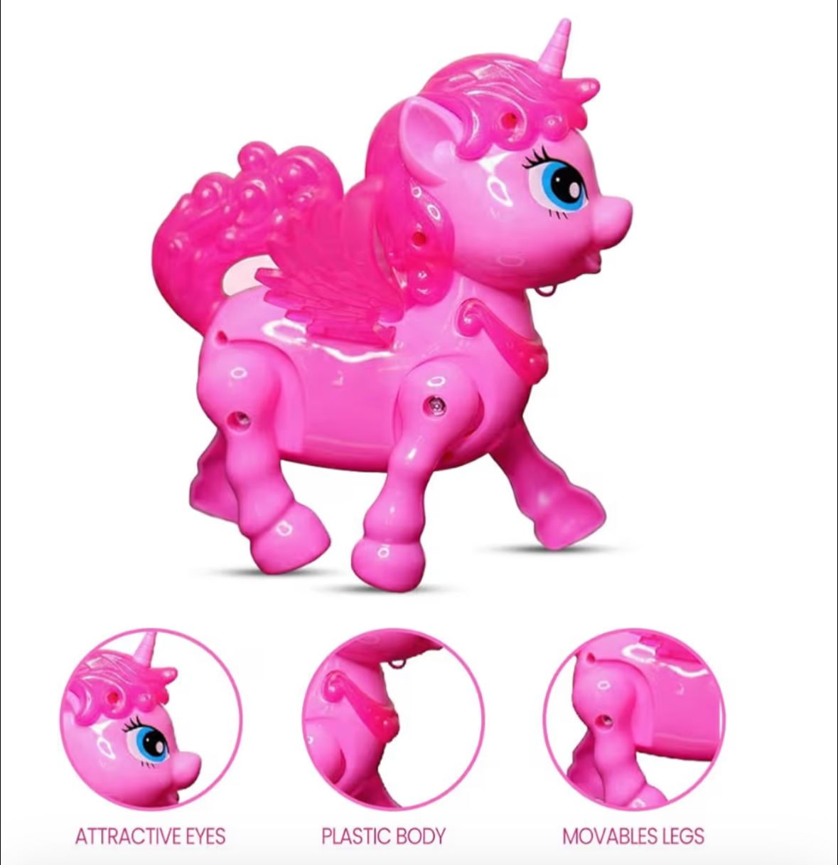 Electric Horse Toy with Light & Music