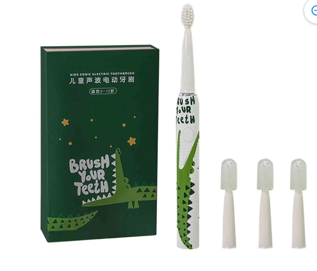 Dinosaur Print Electronic Toothbrush